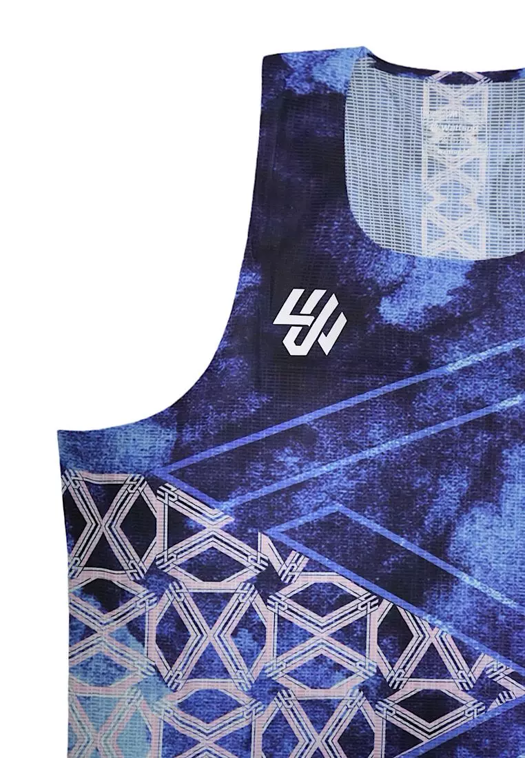 C1 Men Navy Blue Race Vest