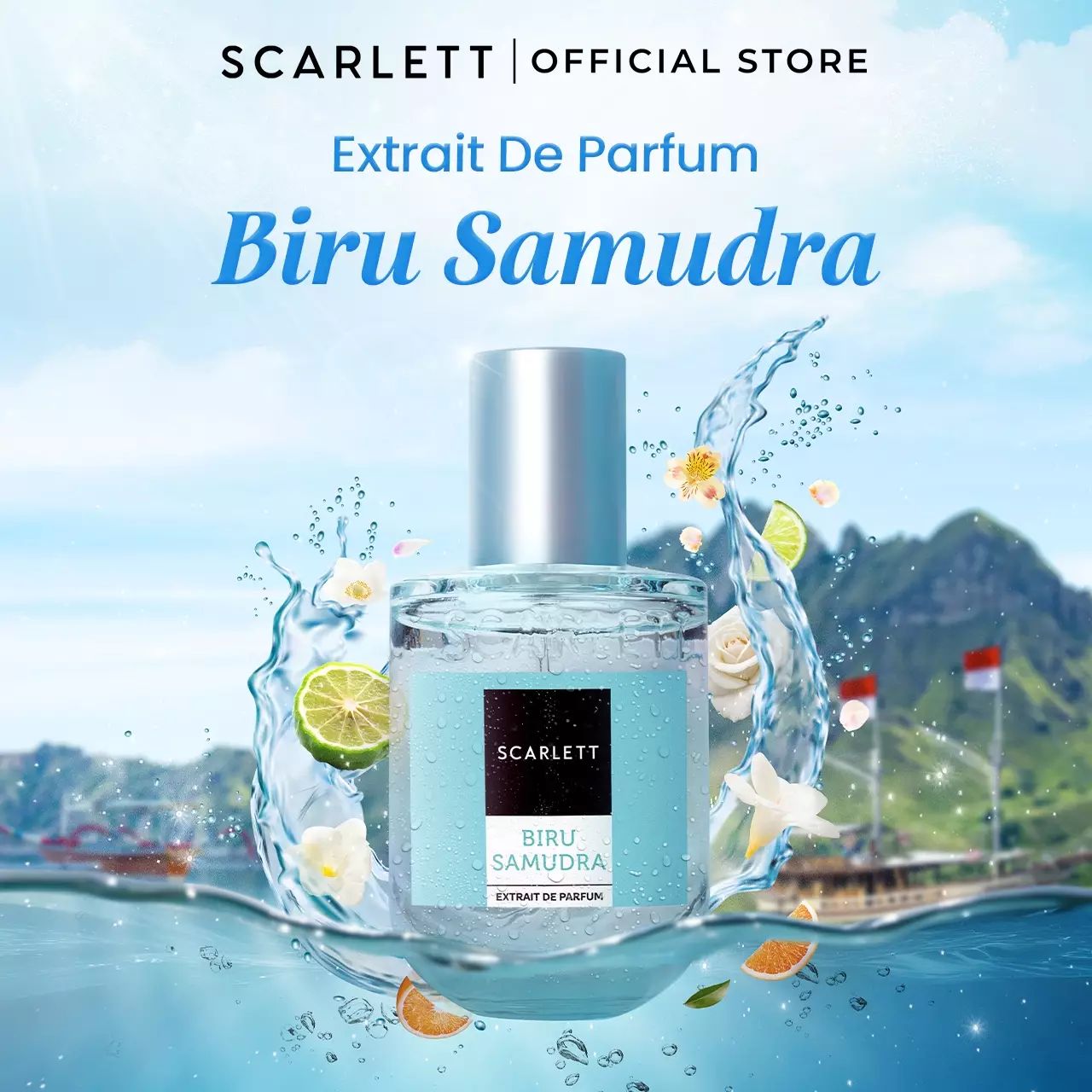 Scarlett Whitening Extrait De Parfum Biru Samudra 30ml