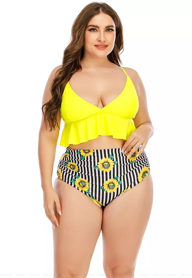 SEA GROVE Plus Size 2PCS Sexy High Waist Bikini Swimsuit 2024