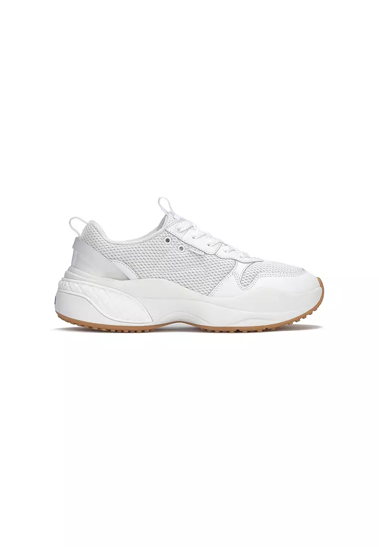Keds Women's Cross City Trainer Leather/Mesh Sneaker White (WF68266)