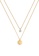 ELLI GERMANY gold Necklace Platelets Layer Crystals 6C6BBAC53CDC52GS_2