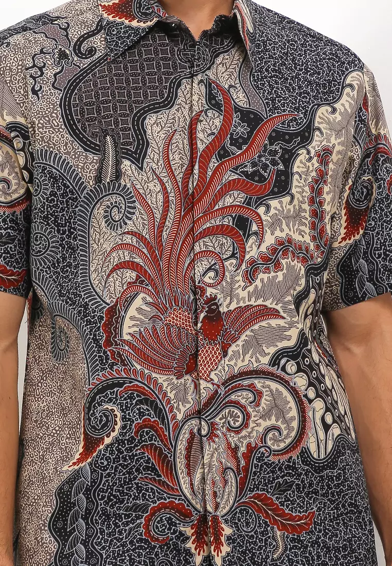 Hem Body Fit Batik Manuk Parang