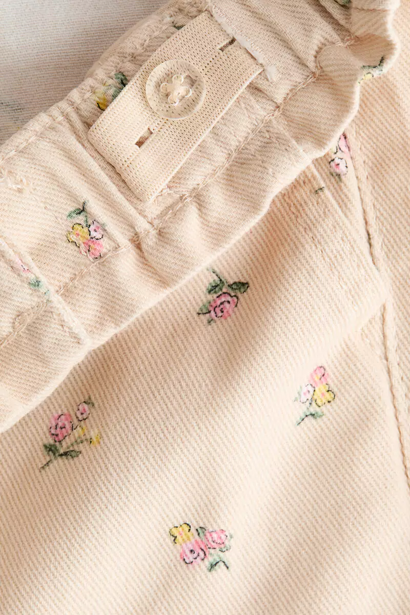 Wide Leg paper bag jeans