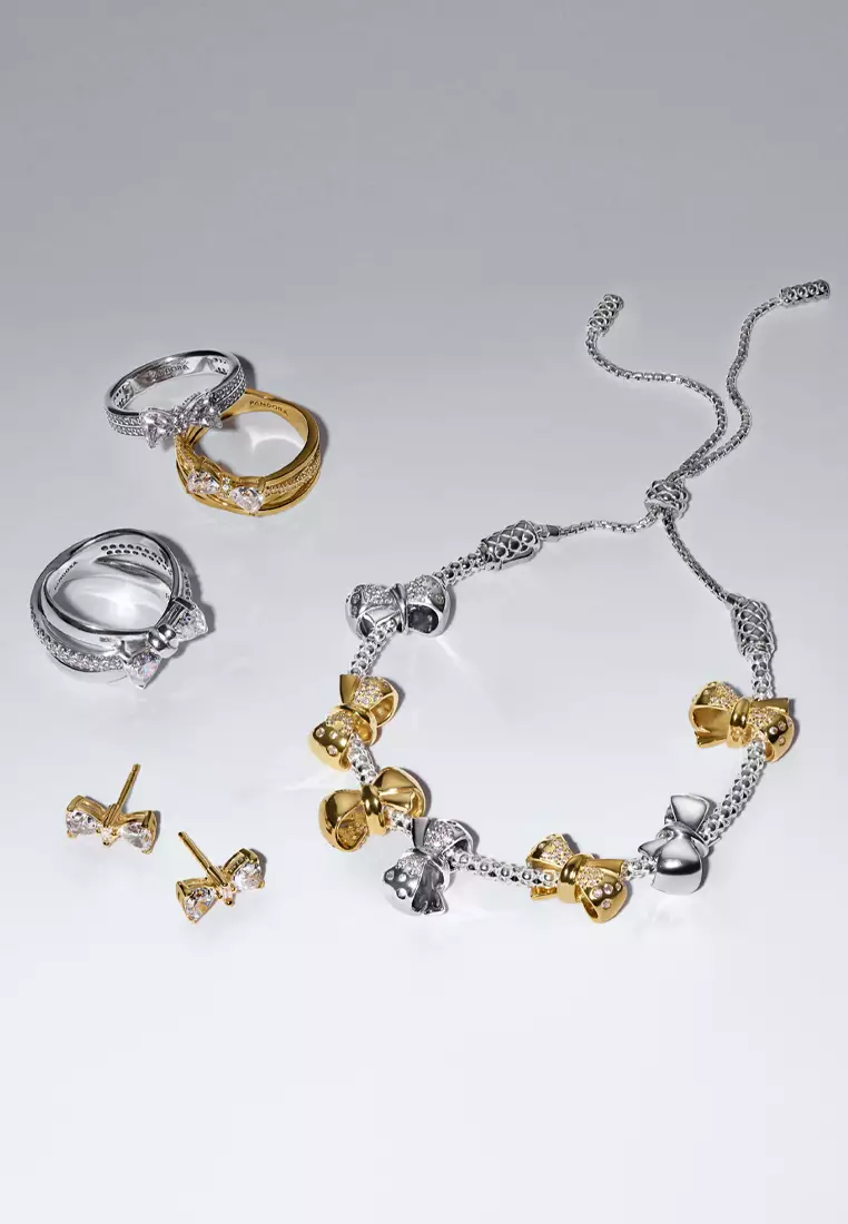 Buy PANDORA Pandora Sparkling Bow Charm Online ZALORA Malaysia