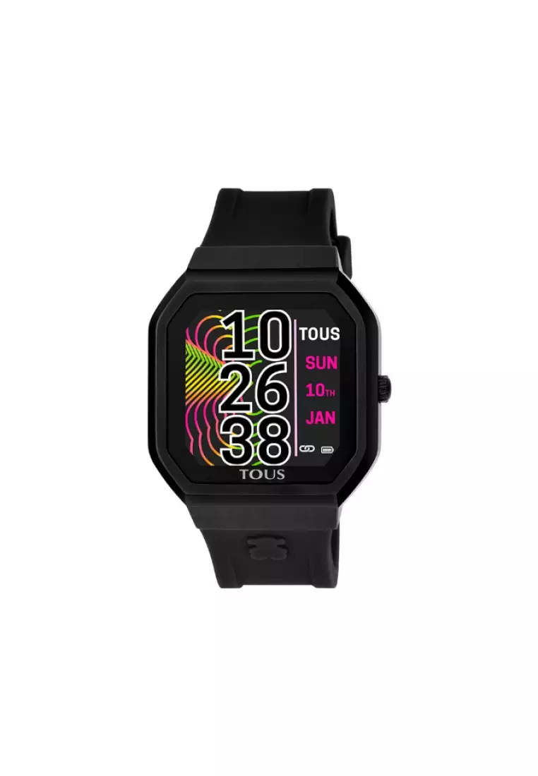 TOUS B Connect Smartwatch with Black Silicone Strap