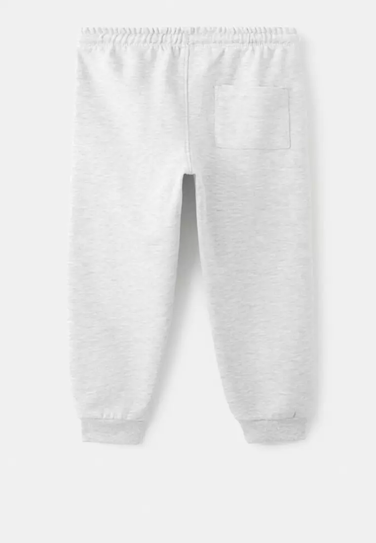 Cotton Jogger-Style Trousers
