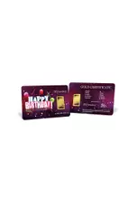999.9/24K Pure Gold - Happy Birthday / Design A (1g)