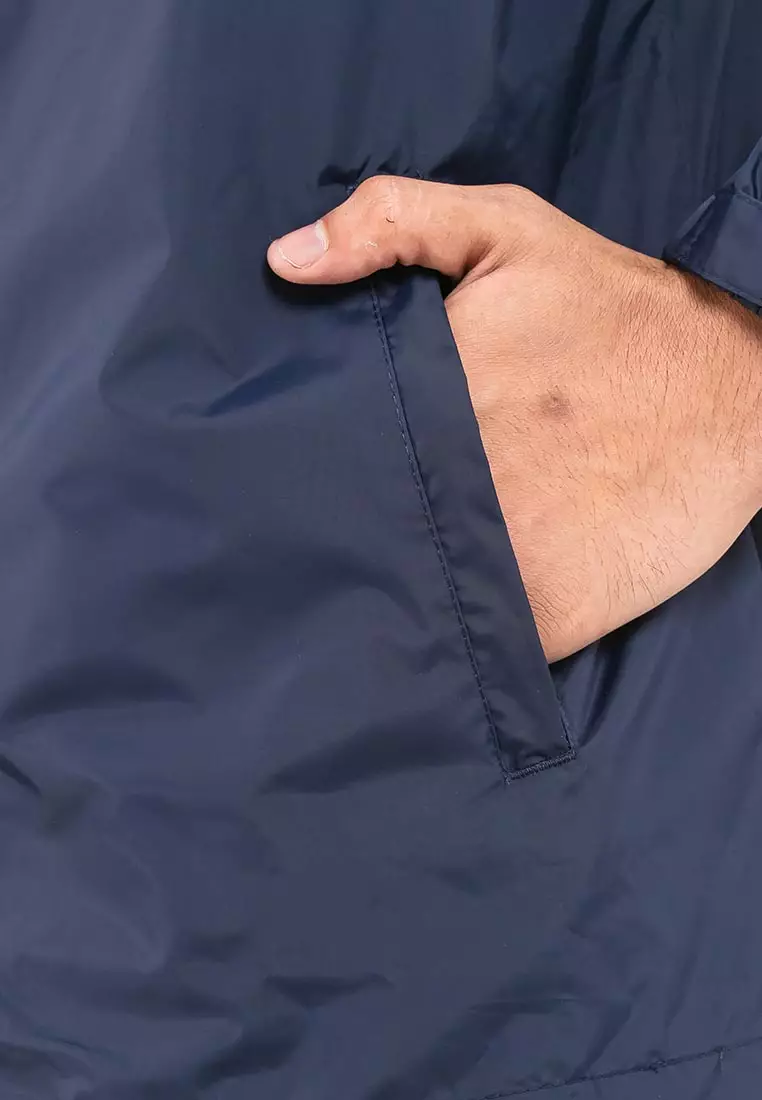 Forest Premium Windbreaker Men Jacket Reflective Jogging Running Waterproof Jacket - 30392-33Navy