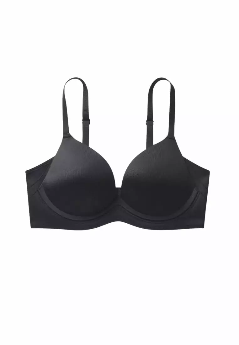 Miranda Double Push Up Bra in Black