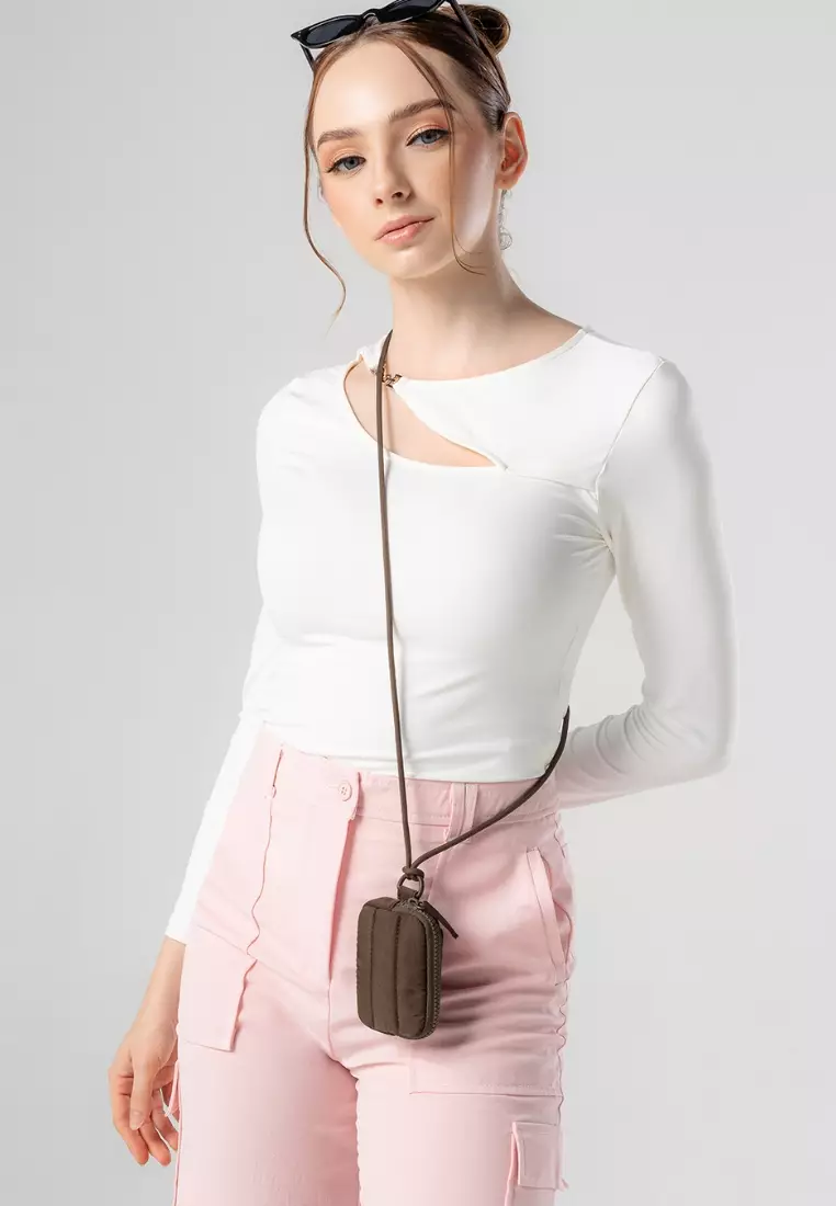 Poofah Lanyard Pouch - Dark Oak