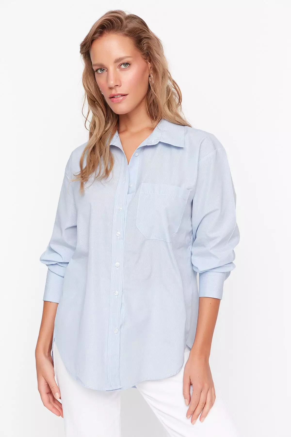 Long Sleeves Boyfriend Shirt