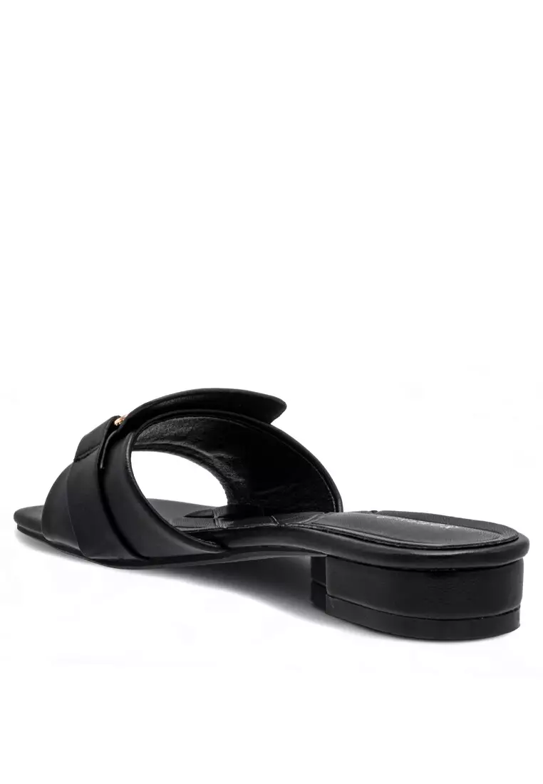 Women Slip On Faux Leather Fashion Heels - 240370215