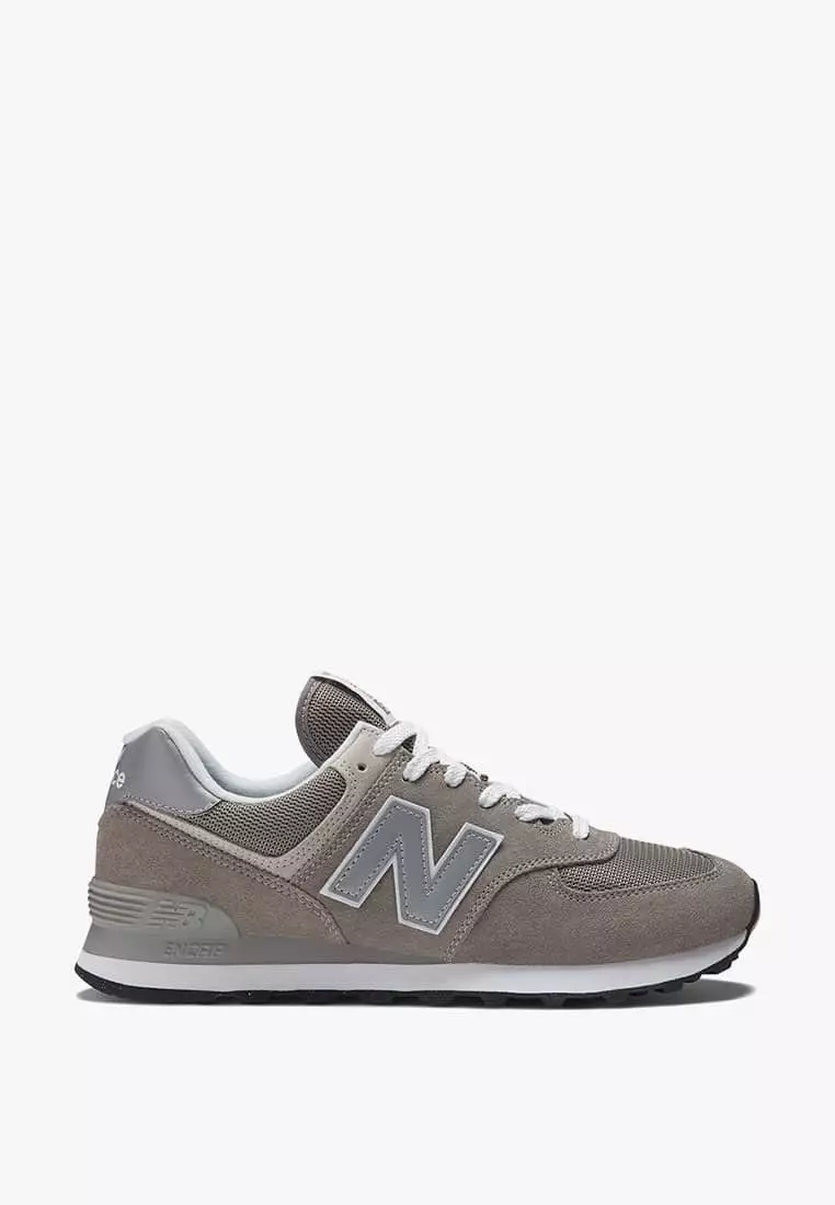 Discount on New Balance  shoes - SKU: New Balance 574 Evergreen Men's Sneakers - Grey With White