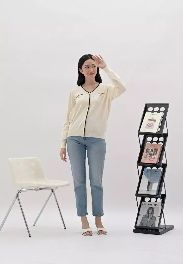 Mayonette Charlotte Top - Baju Atasan Wanita Terbaru Blouse Korean Style
