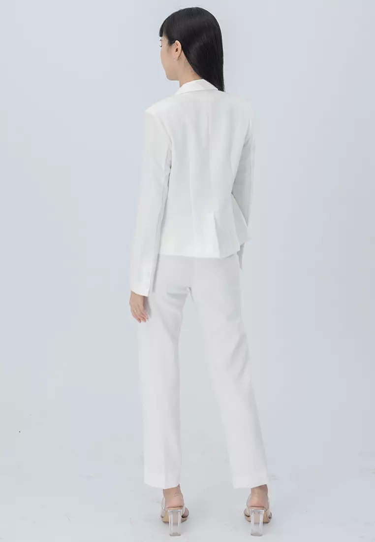 Blazer Open Button With Long Sleeve