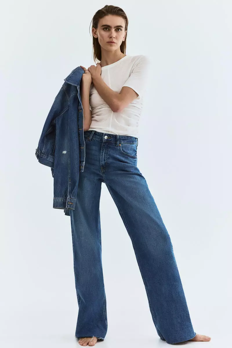 Wide High Waist Jeans