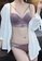 XAFITI grey Women's No Steel Ring Gathered Bra Lingerie Set (Bra And Underwear) - Grey 6DBD9US52995C8GS_2