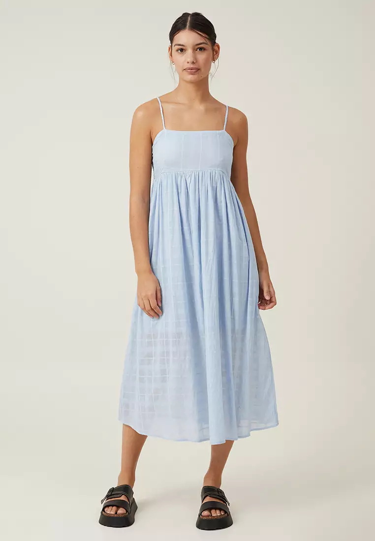 Buy Cotton On Tilly Textured Midi Dress Online | ZALORA Malaysia