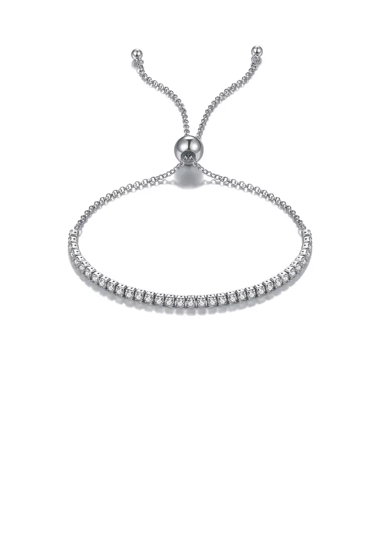 White cheap metal bracelets