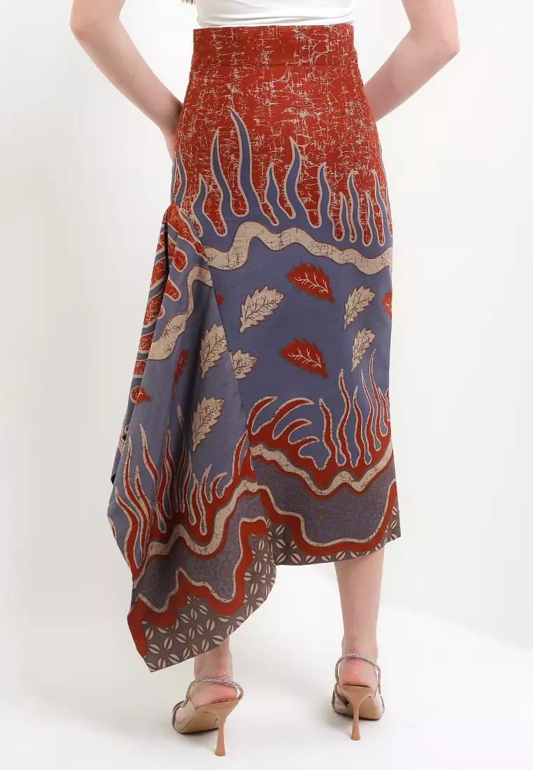 Long Skirt Lanvin Asymmetris+Lining
