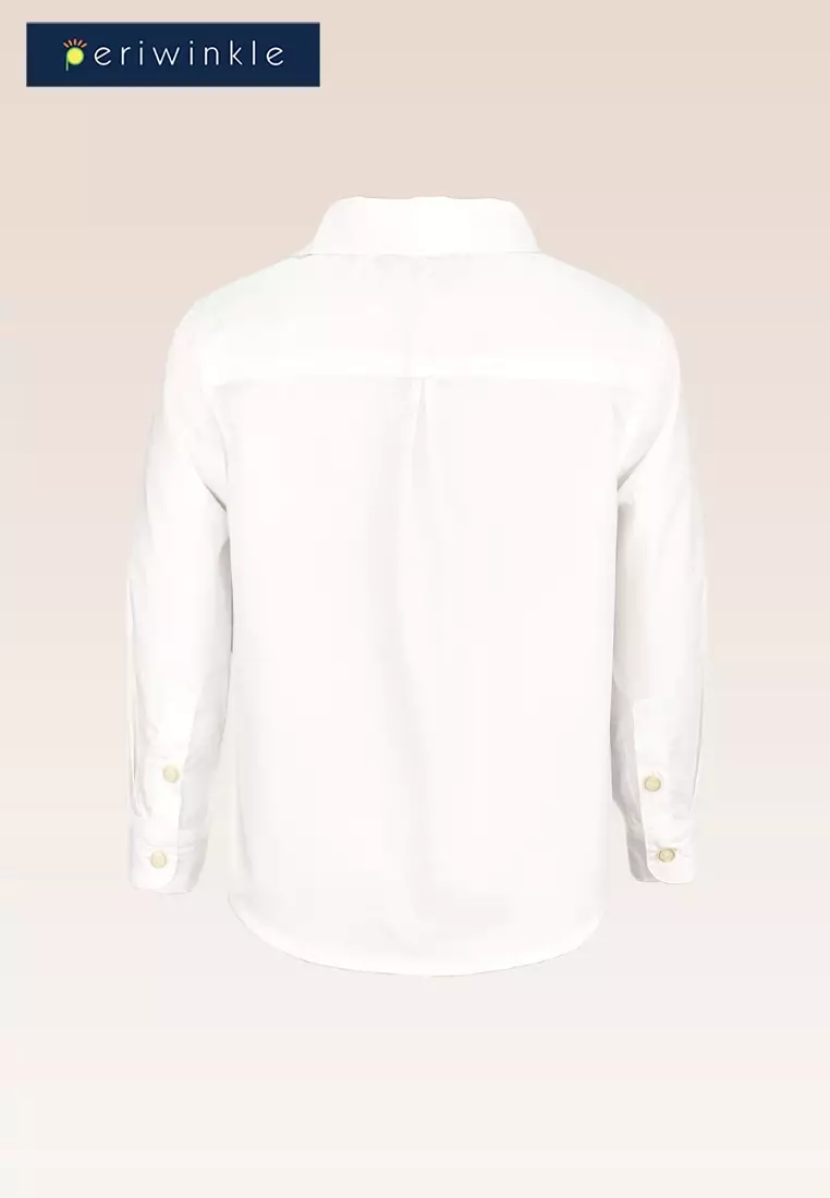 Dillon Boys Long Sleeved Button-down with Embro Shirt