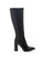 London Rag black Quilted Knee High Block Heeled Boots in Black 6FBB7SH30451B8GS_1