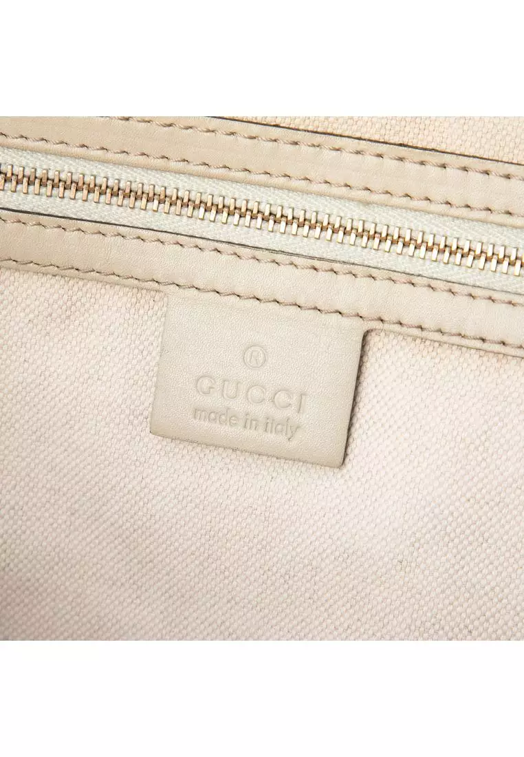 Pre-Loved Gucci Gg Canvas Web Mayfair Tote
