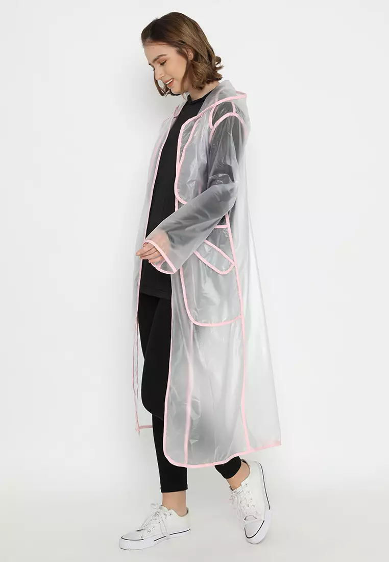 Quinnsha Rain Coat Pink