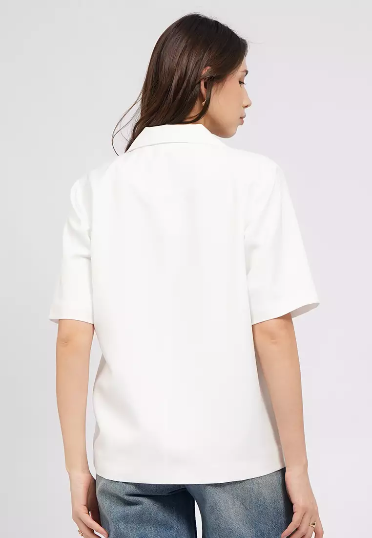 Oversized Short Sleeve Blazer