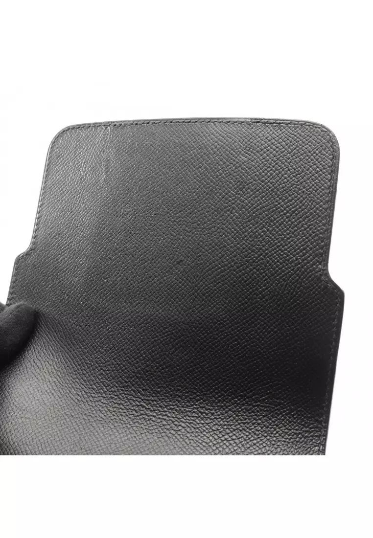 Pre-Loved Hermès Octagon Shoulder bag Veau epsom black silver hardware X stamp
