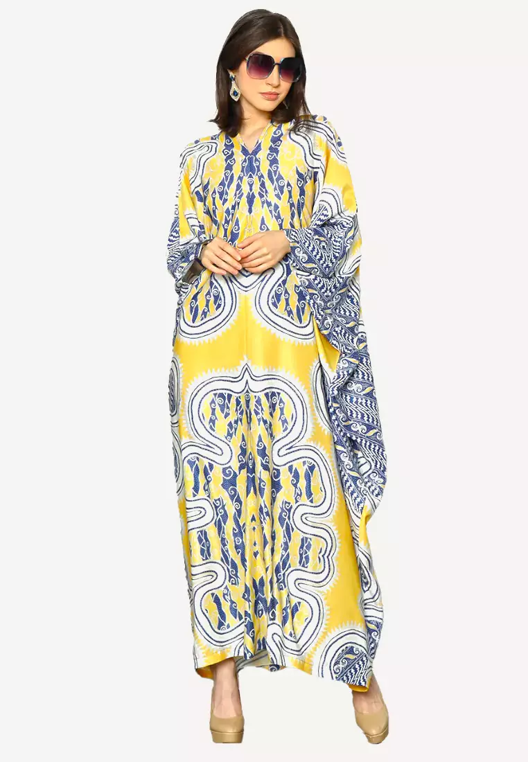 Kanzi Exclusive Long Sleeve Batik Yellow