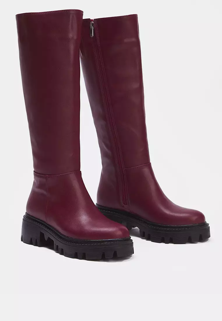 Zippered Thick Soled Boots
