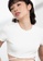 Origin by Zalora white Soft Rib Tie Crop Top made from Tencel 59BF1AA4B3AF8EGS_3