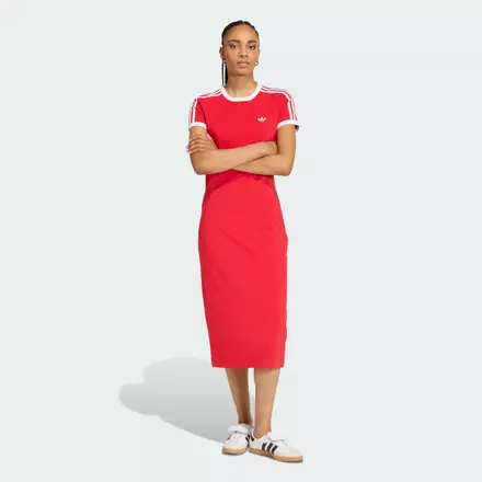 white christmas dresses adidas Women's Tiro Cut 3-stripes Soft Mesh Long Dress (plus Size) main image 1
