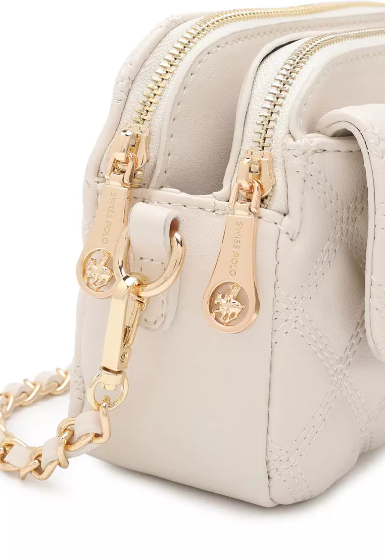 Women's Shoulder Bag / Sling Bag / Crossbody Bag - White