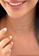 Aquae Jewels white Necklace My BirthStone 18K Gold - White Gold,Blue Topaz - December EB280AC195B40DGS_5
