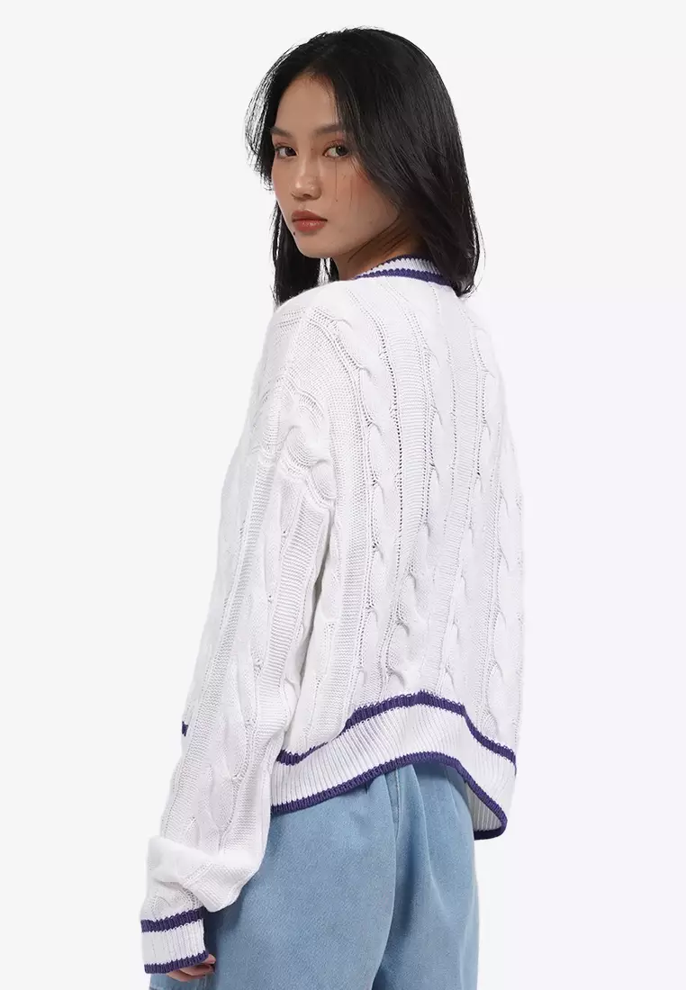 Colorbox Off White Cardigan Sweater Jual COLORBOX Long Sleeve