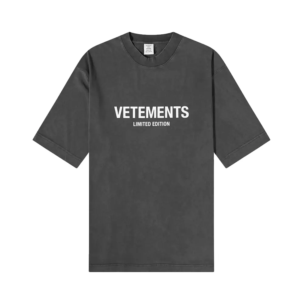 Jual Vetements Vetements Logo Limited Edition T-Shirt Black