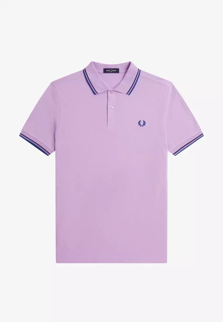 Fred Perry M3600 Twin Tipped Fred Perry Shirt (Ultra Violet)