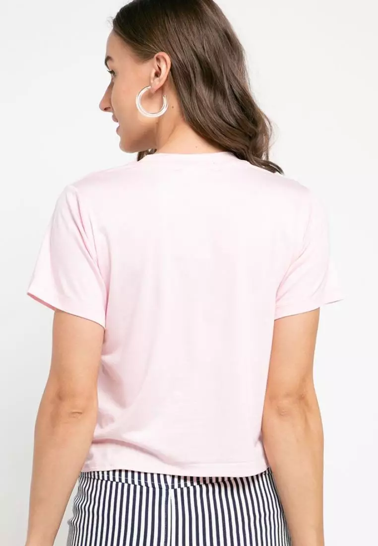 LTD26 CK Tido Badge Dakir  Crop Knot Pink