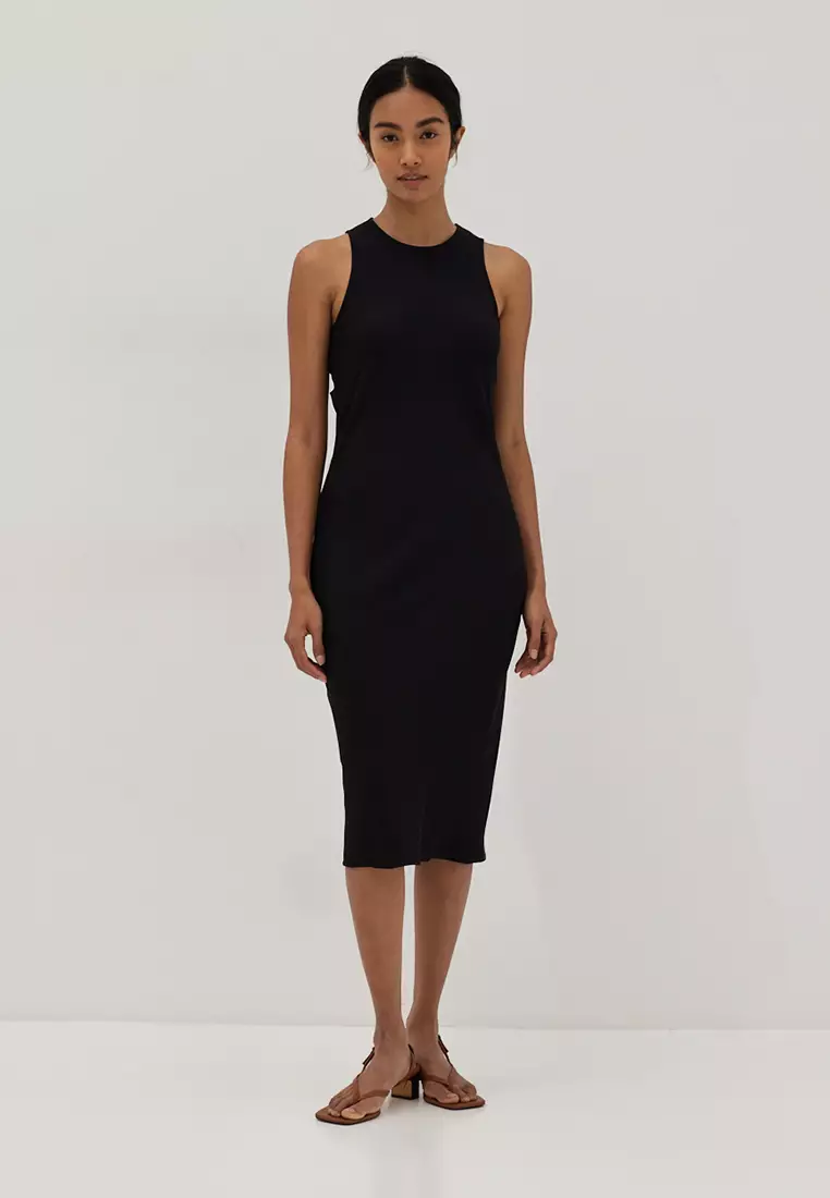 Jual Love, Bonito Leonora Back Drape Column Dress Original 2024