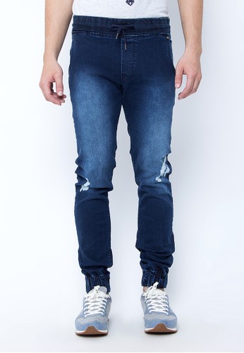 Bloop Pants Jeans Jogger Luke Blue BLP-OK063
