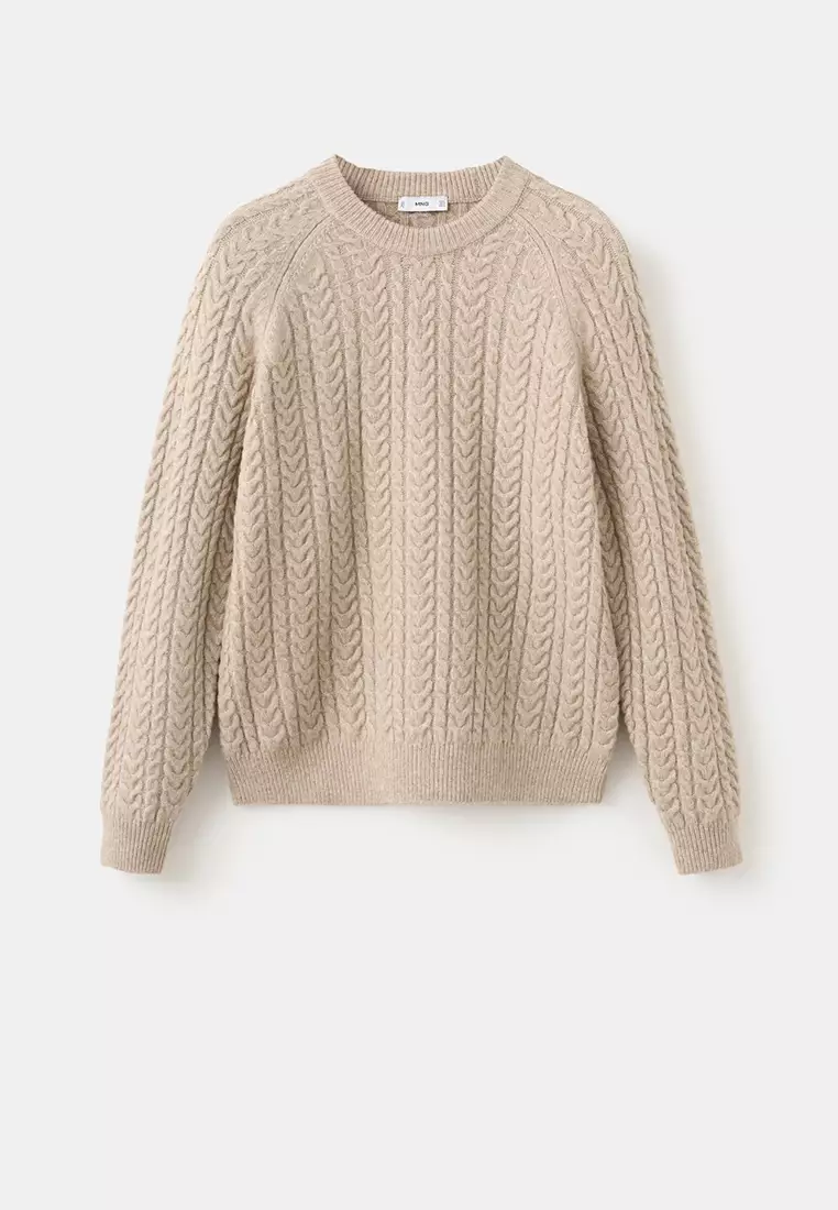 Braided Knitted Sweater