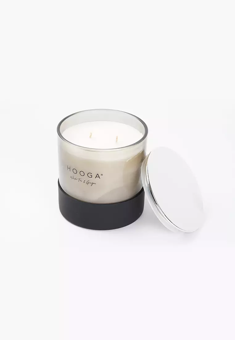 Buy HOOGA Hooga Scented Candle White Tea & Ginger 370G Online ZALORA