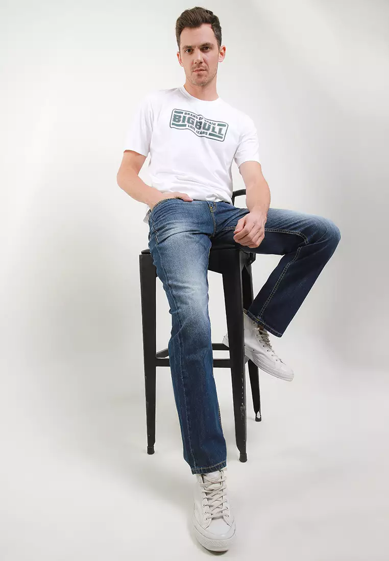 Straight Fit Denim Pants CFS069C