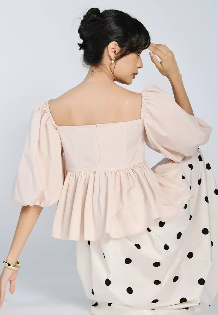 Mark Bumgarner X Vania Romoff Gia Short Sleeve Top