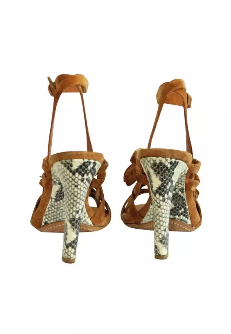 dries van noten gold sandals