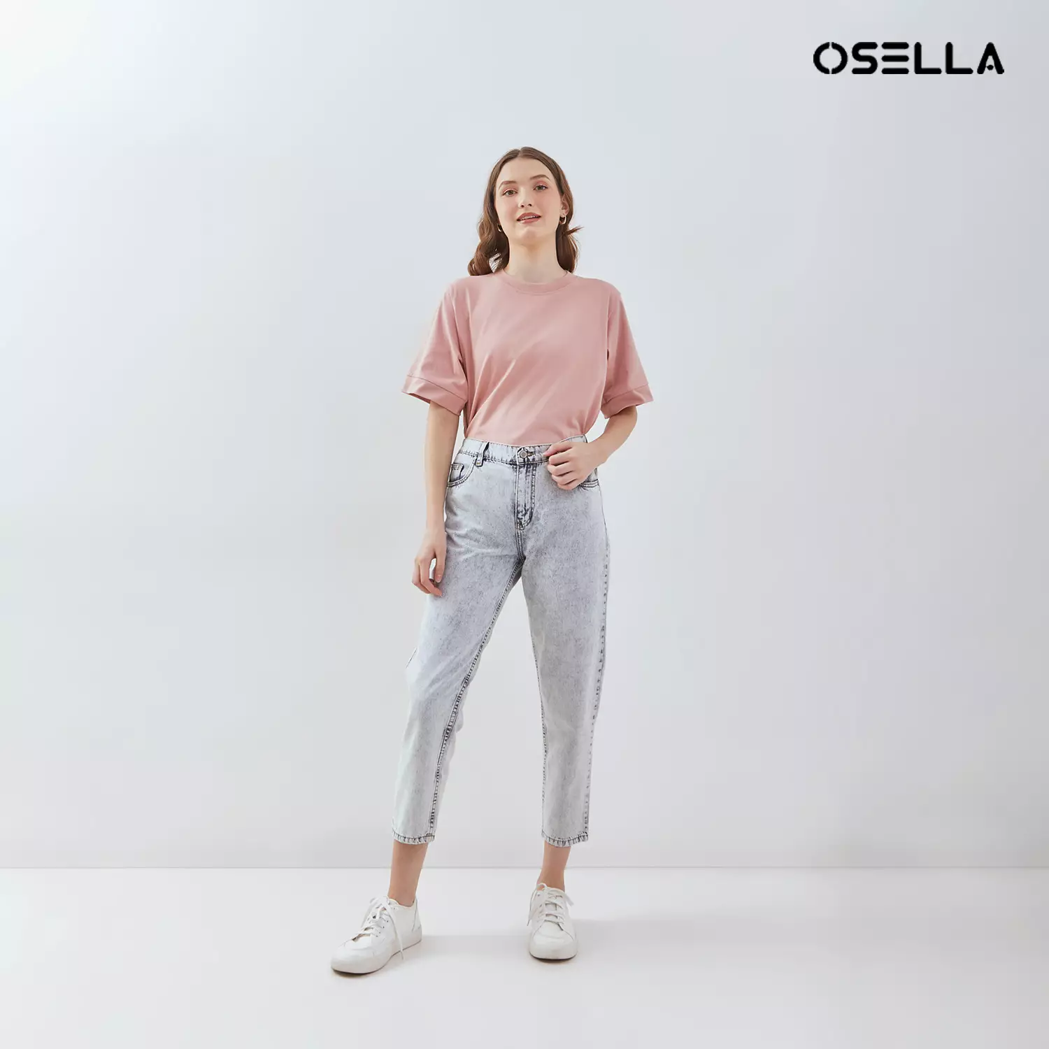 [NEW] Osella Jubilee Mom Fit Denim Pants 218O4001A | Celana Jeans Wanita