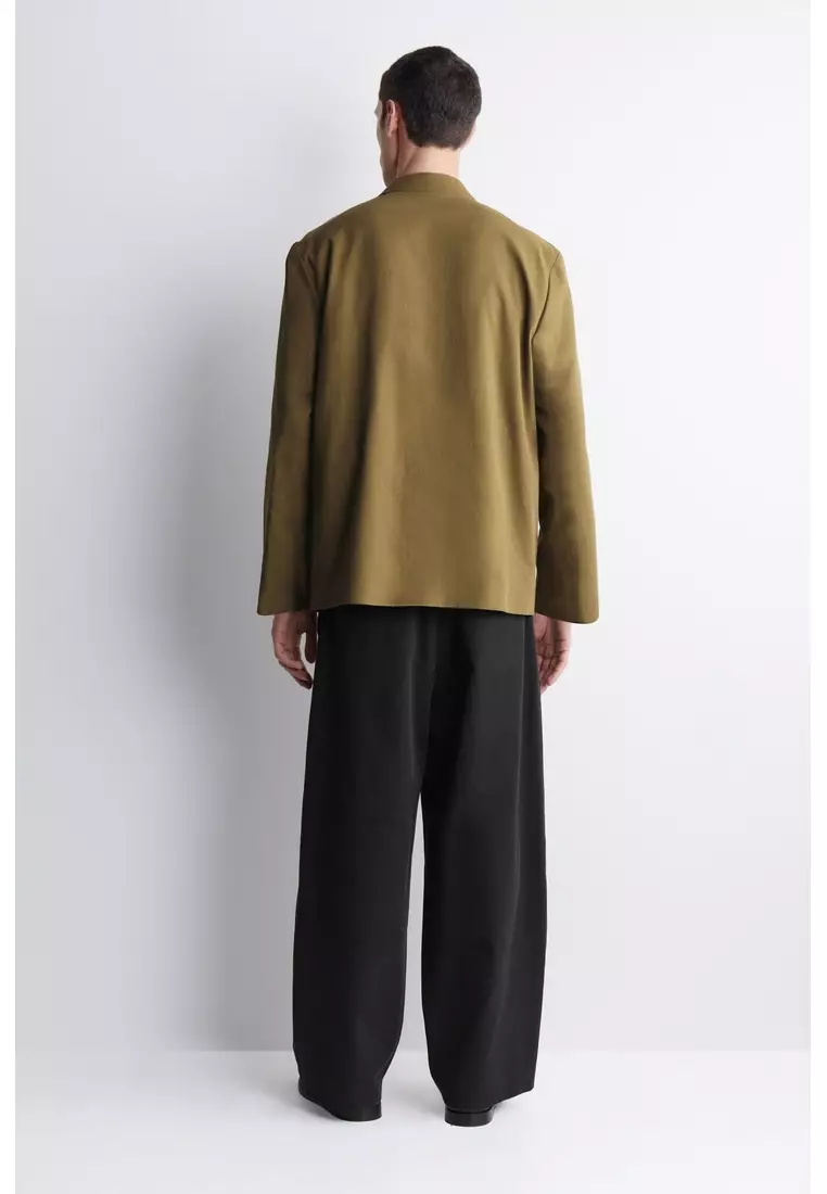 UNSTRUCTURED COTTON BLAZER