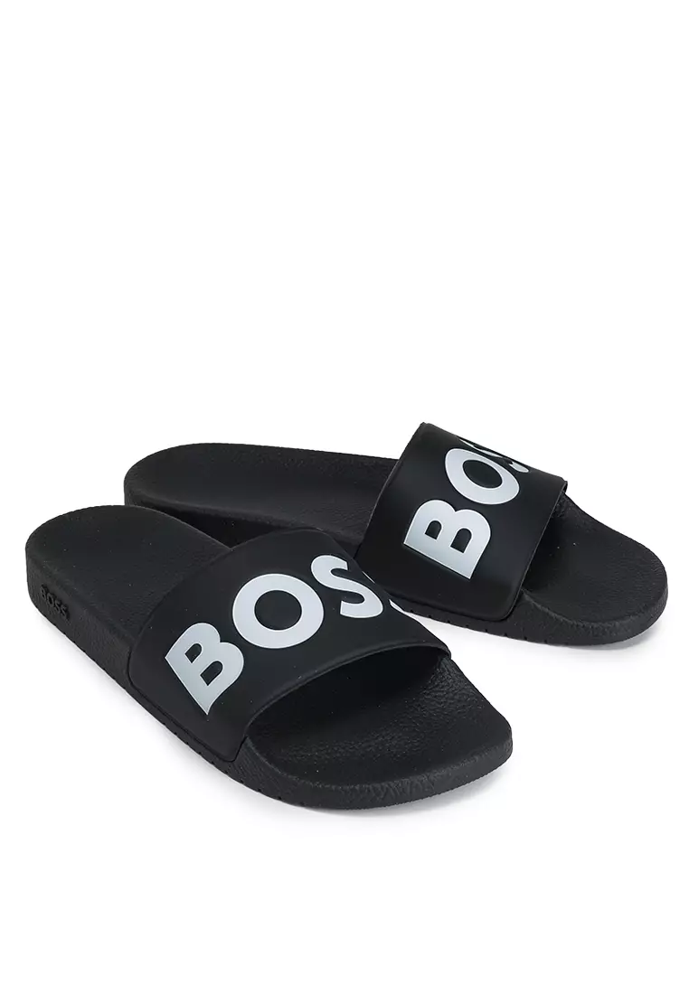 Logo Slide Sandals - BOSS Business